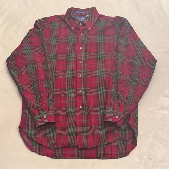 Pendleton Sir Pendleton Virgin Wool Button Down, sz L - Picture 1 of 9